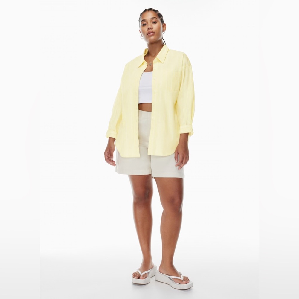Aritzia Wilfred Relaxed Cotton Button Down Shirt